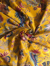 Yellow Batik Mukat Cotton Fabric
